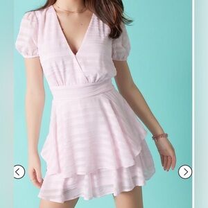 Stevie Textured Tie Back Romper